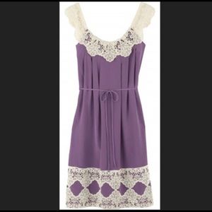 Lavender and lace milly dress